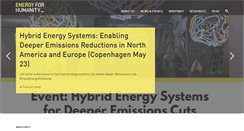 Desktop Screenshot of energyforhumanity.org